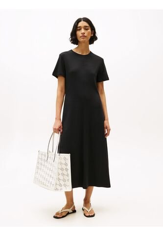 Bolso Blanco Tote City Con Monograma TH Tommy Hilfiger Tommy Hilfiger