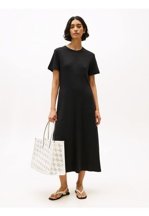 Bolso Blanco Tote City Con Monograma TH Tommy Hilfiger