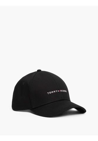 Gorra Negra De Béisbol Con Logo Bordado Tommy Hilfiger Tommy Hilfiger