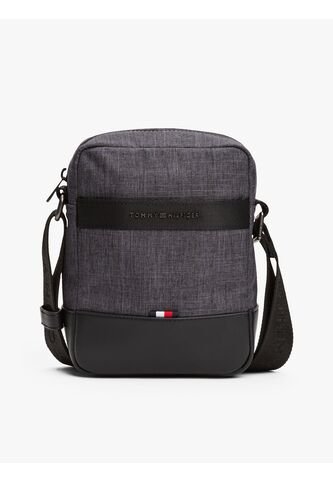 Bolso Negro Mini Reporter Con Logo Tommy Hilfiger Tommy Hilfiger