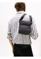 Bolso Negro Mini Reporter Con Logo Tommy Hilfiger de Tommy Hilfiger
