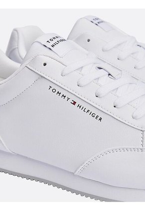 Tenis Blanco De Running Con Logo Essential Tommy Hilfiger