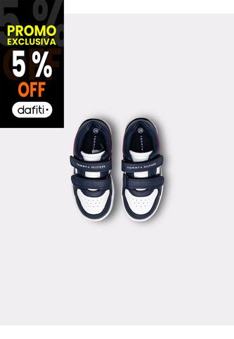 Tenis Blanco Con Velcro Tommy Hilfiger Tommy Hilfiger