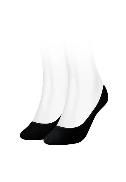 Pack Negro De 2 Medias Invisibles Tommy Hilfiger