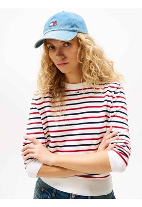 Gorra Celeste De Béisbol Heritage Chaqueta Jeans Tommy Hilfiger