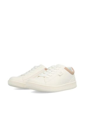 Tenis Blanco De Corte Bajo Con Cordones Tommy Hilfiger