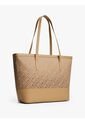 Bolso Beige Tote Jacquard Tommy Hilfiger de Tommy Hilfiger