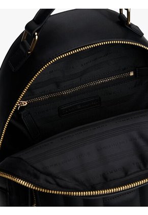 Morral Negro Acolchada Con Monograma TH Tommy Hilfiger