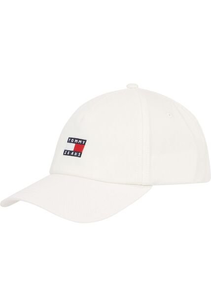 Gorra Blanca De Béisbol Heritage Con Logo Tommy Hilfiger