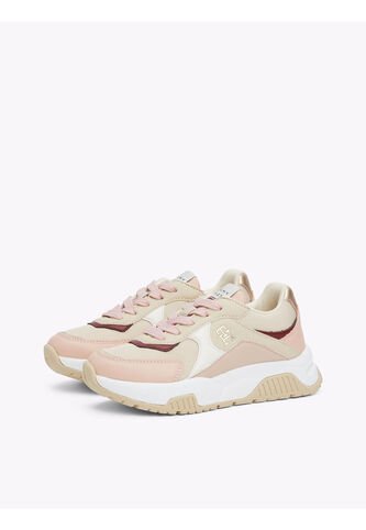 Tenis Multicolor De Corte Bajo Con Cordones Tommy Hilfiger Tommy Hilfiger