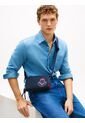 Bolso Azul Heritage Cruzado Con Logo Tommy Hilfiger de Tommy Hilfiger