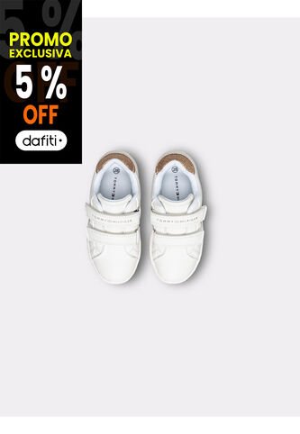Tenis Blanco Con Velcro Tommy Hilfiger Tommy Hilfiger