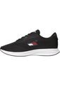 Tenis Negro De Malla Con Logo Tommy Hilfiger de Tommy Hilfiger