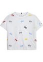 Camiseta Con Bordado Integral Del Logo Niña Blanco Tommy Hilfiger de Tommy Hilfiger