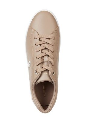 Tenis Beige Clásicas De Piel Para Mujer Tommy Hilfiger