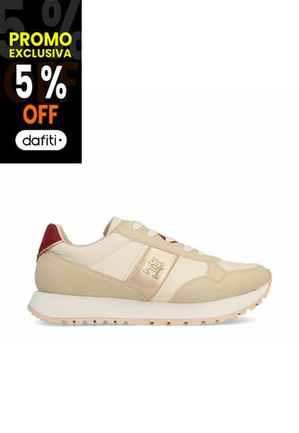 Tenis Blanco Con Logo Tommy Hilfiger Tommy Hilfiger