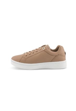 Tenis Beige Clásicas De Piel Para Mujer Tommy Hilfiger