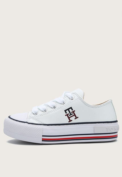 Tenis Lifestyle Blanco-Azul-Rojo Tommy Hilfiger Kids