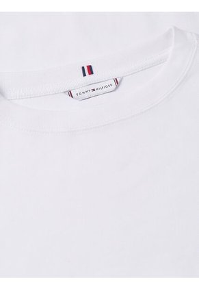 Camiseta Con Mangas Abullonadas Ribeteadas Tommy Hilfiger