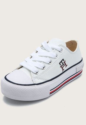Tenis Lifestyle Blanco-Azul-Rojo Tommy Hilfiger Kids