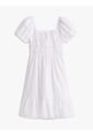 Vestido Blanco De Manga Corta Farol Tommy Hilfiger de Tommy Hilfiger