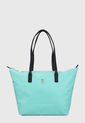Bolso Verde Aguamarina-Negro Tommy Hilfiger de Tommy Hilfiger