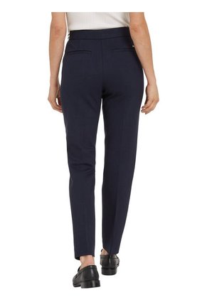 Pantalón De Punto Milano Con Corte Slim Mujer Azul Tommy Hilfiger