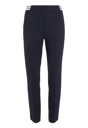 Pantalón De Punto Milano Con Corte Slim Mujer Azul Tommy Hilfiger