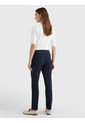 Pantalón De Punto Milano Con Corte Slim Mujer Azul Tommy Hilfiger de Tommy Hilfiger