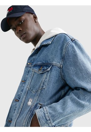 Chaqueta Amplia Th X Miffy Para Hombres Hombre Azul Tommy Hilfiger