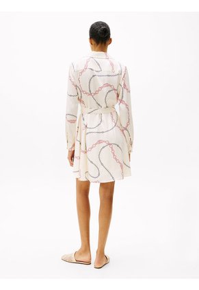 Minivestido Cruzado Con Estampado Integral WW0WW4466401V