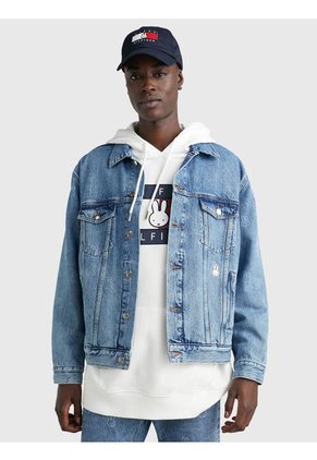 Chaqueta Amplia Th X Miffy Para Hombres Hombre Azul Tommy Hilfiger