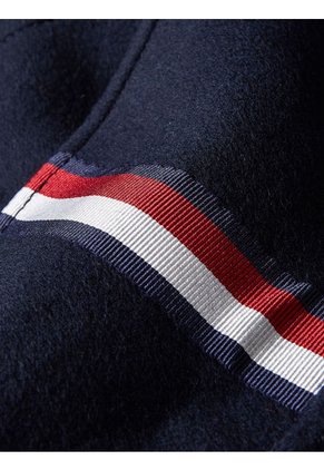 Chaqueta Azul De Botonadura Doble Para Mujer Tommy Hilfiger