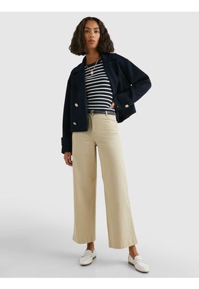 Chaqueta Azul De Botonadura Doble Para Mujer Tommy Hilfiger