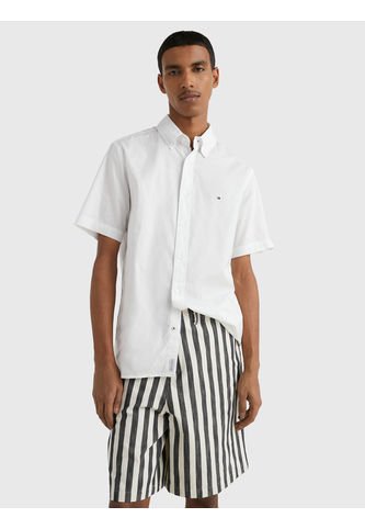 Camisa De Manga Corta Th Flex Hombre Blanco Tommy Hilfiger Tommy Hilfiger