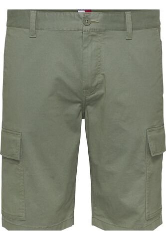 Bermudas Verde Cargo Scanton De Corte Slim Tommy Jeans Tommy Hilfiger