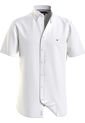 Camisa De Manga Corta Th Flex Hombre Blanco Tommy Hilfiger de Tommy Hilfiger