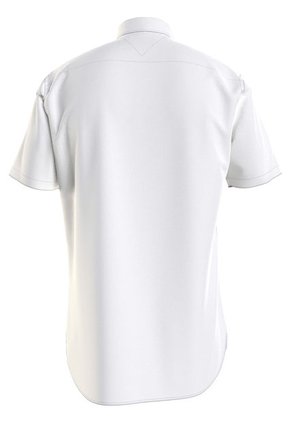 Camisa De Manga Corta Th Flex Hombre Blanco Tommy Hilfiger