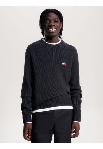 Sacos Negro Regular De Punto Canal Tommy Jeans Tommy Hilfiger