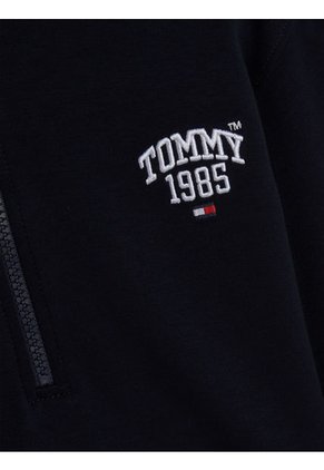 Saco Universitaria Con Media Cierre Niña Azul Tommy Hilfiger