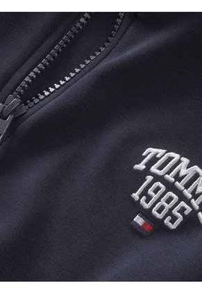 Saco Universitaria Con Media Cierre Niña Azul Tommy Hilfiger