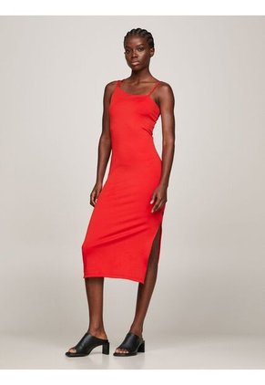 Tacón Ancho De Cuero Negro Para Mujer Tommy Hilfiger