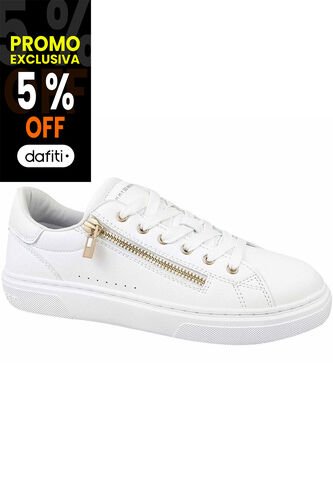 Tenis Con Cordones Para Niña Blanco Tommy Hilfiger Tommy Hilfiger