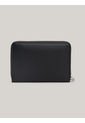 Billetera Negra Essential Mediana Con Cremallera Tommy Hilfiger de Tommy Hilfiger