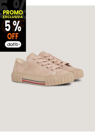 Tenis De Niña Bajas Con Cordones Tommy Hilfiger Tommy Hilfiger