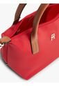 Bolso Rojo Tote Con Correa Tejida Tommy Hilfiger de Tommy Hilfiger