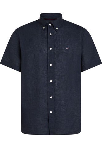Camisa Azul Manga Corta De Corte Regular Tommy Hilfiger Tommy Hilfiger