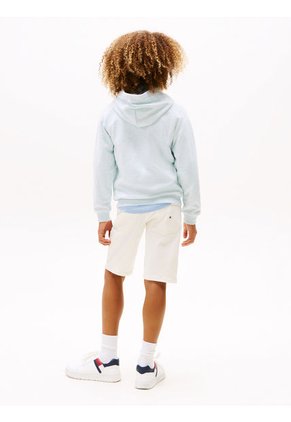 Buzo Azul Con Capota Y Logo De Estilo Universitario Tommy Hilfiger