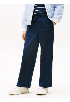 Pantalón Azul De Pierna Ancha Tommy Hilfiger