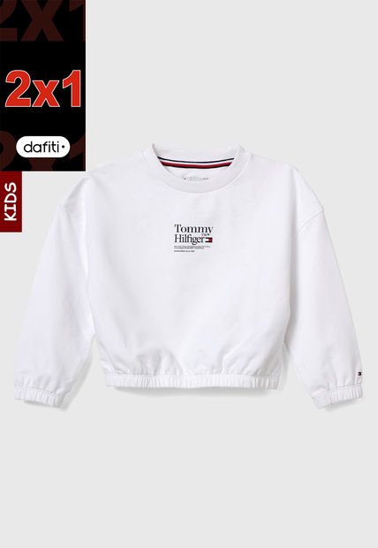 Buzo Blanco-Negro-Rojo Tommy Hilfiger
